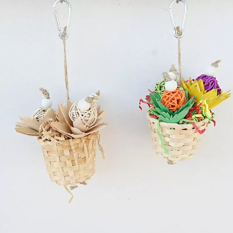 Chenpet Wood Paper Small Pets Chewing Play Toys