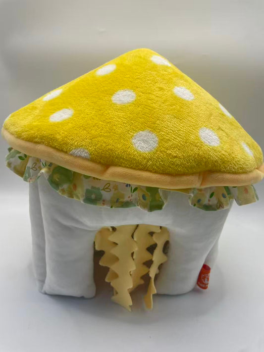 Chenpet Mushroom Cake Design Winter Small Pets House