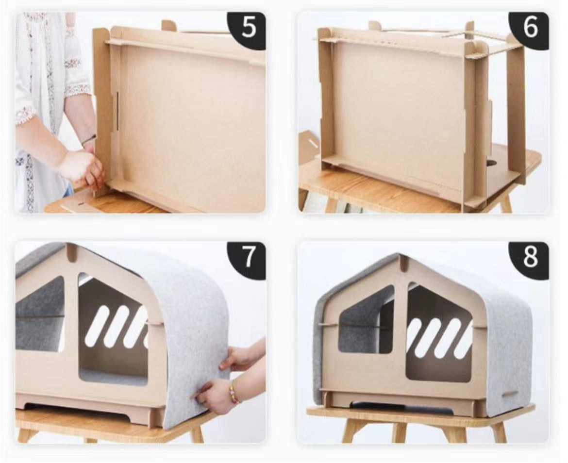 Chenpet Custom Durable Pet Cottages Easy Cat Villages Dog Houses