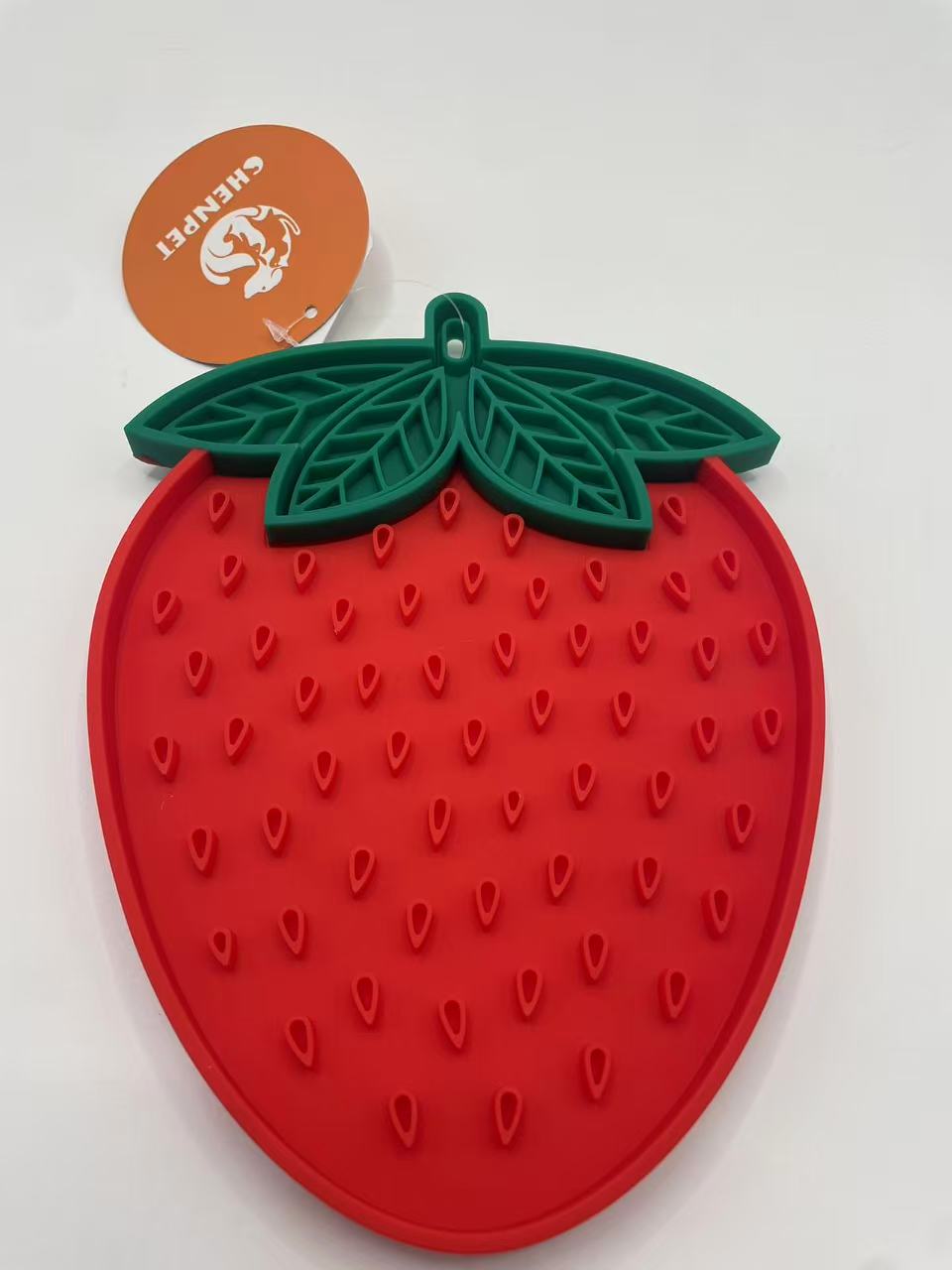 Chenpet Customized Silicone Strawberry  Pet Licki Mats