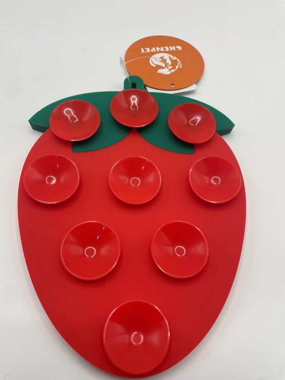 Chenpet Customized Silicone Strawberry  Pet Licki Mats