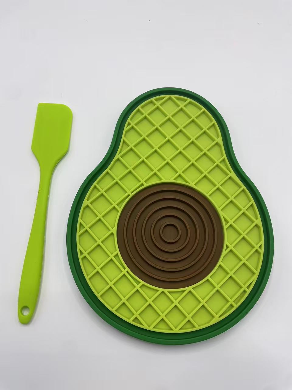 Chenpet Manufacturer Avocado Fruit Pet Licki Mat Dog Silicone Mat