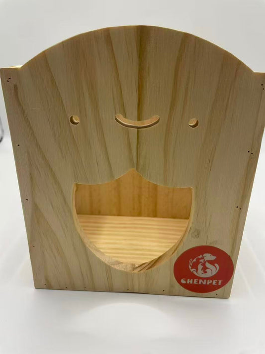 Chenpet Manufacturer Small Pets Customized Wood Grass Hay Rack