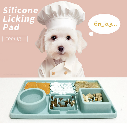 Chenpet New Design Pet Silicone Licking Pad Pet Eat Slow Mat