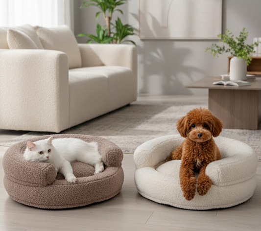 Chenpet New Design Cloud Velvet Winter Machine Wash Pet Beds