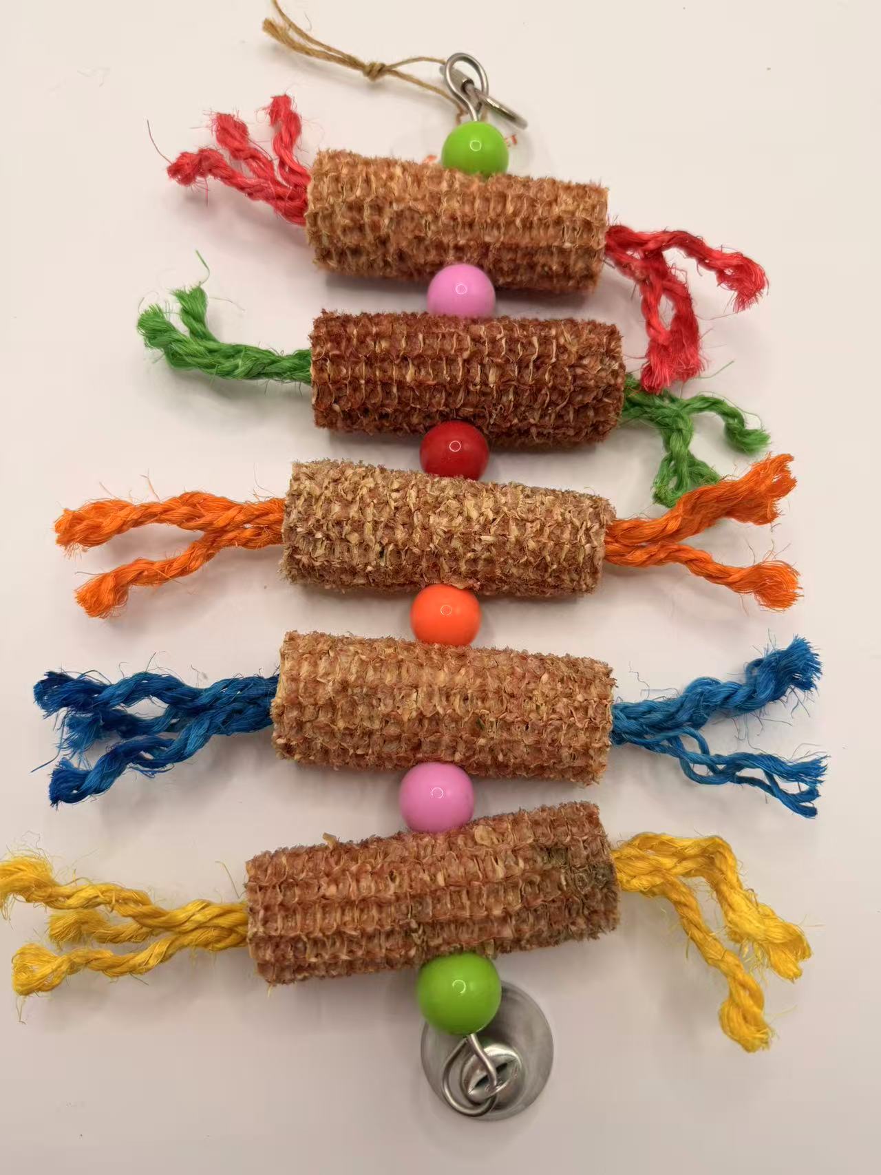 Chenepet Colorful Corn Cob Small Pets Natural Toys