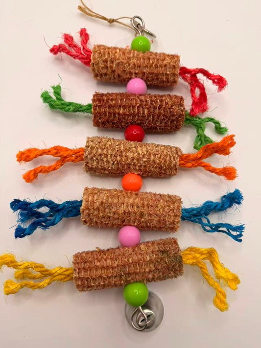 Chenepet Colorful Corn Cob Small Pets Natural Toys