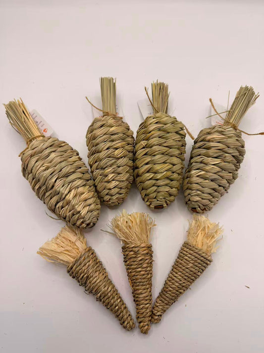 Chenpet Carrot Design Grass Small Pet Chewing Toys