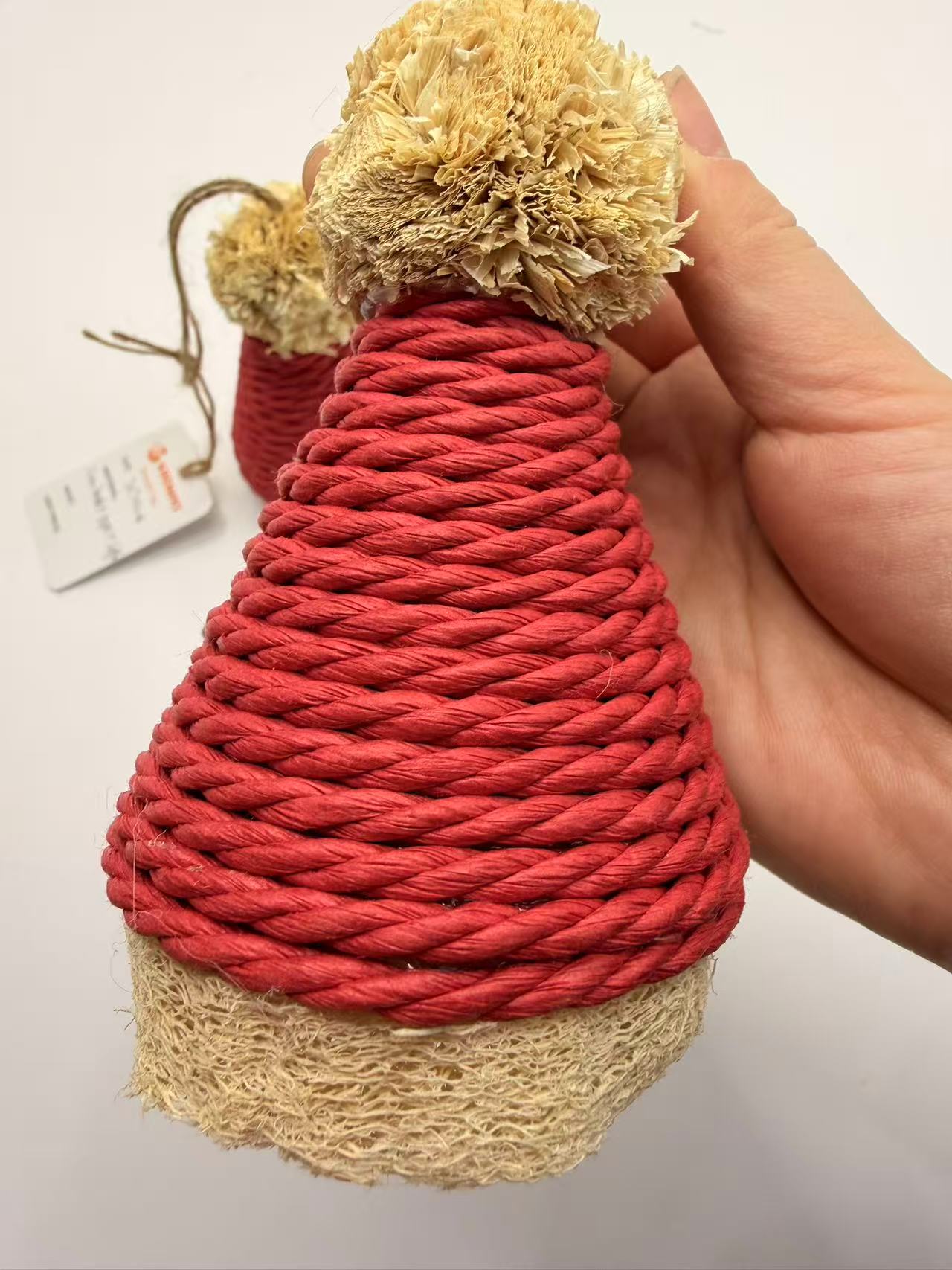 Chenpet Christmas Design Natural Hand Made Small Pets Toys