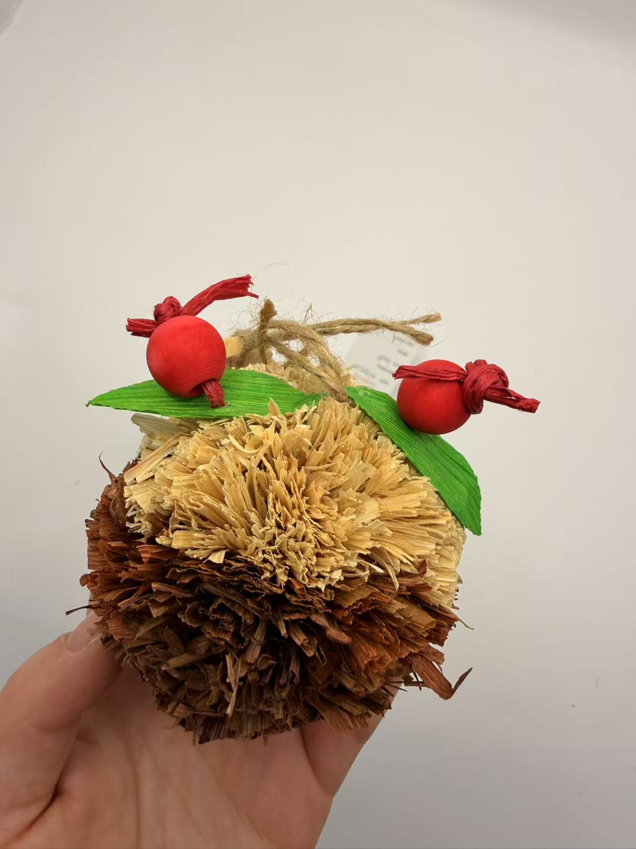 Chenpet Christmas Pudding Design Corn Husk Small Pets Toys