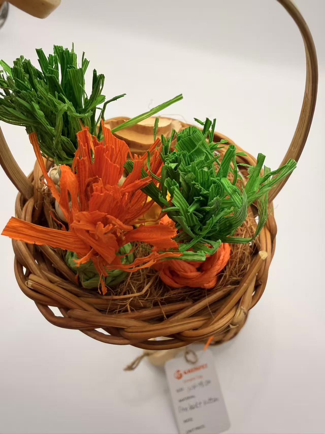 Chenpet Natural Flower Basket Design Small Pets Toys