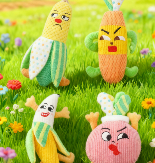 Chenpet New Design Fruit Series Dog Play Chew Toys