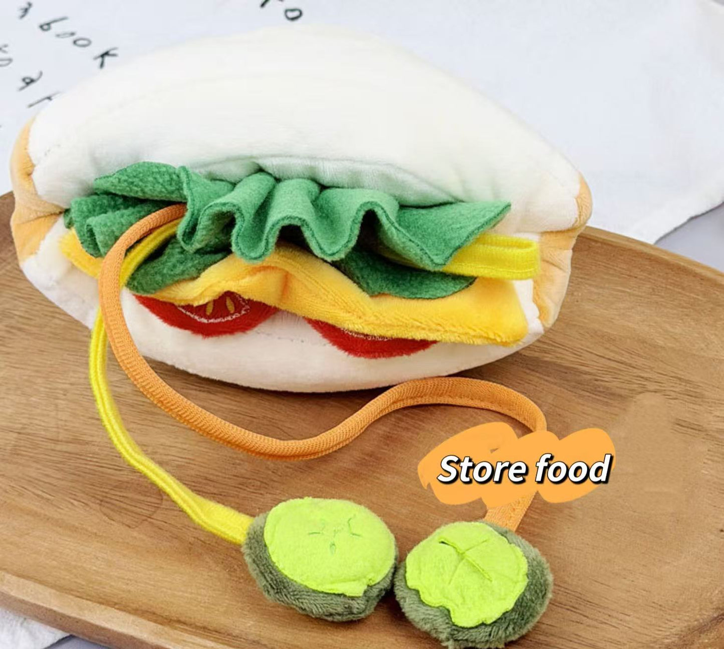 Chenpet Sandwich Store Food Interactive Dog Play Toys