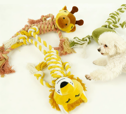Chenpet Wholesale Cotton Rope Animal Design Dog Interactive Toys