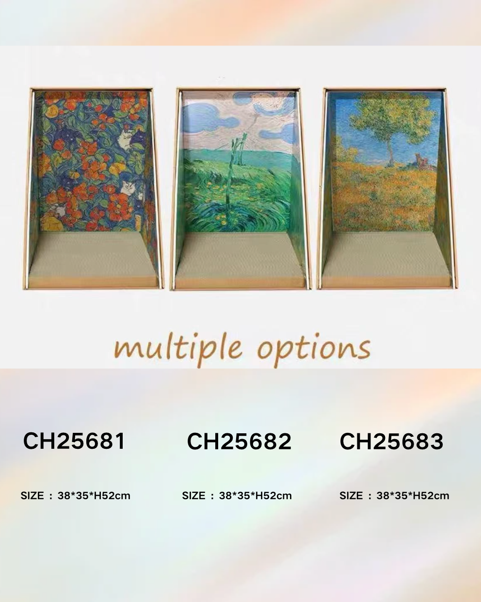 Chenpet Wholesale Hot Selling Oil Painting Cat Scratchers