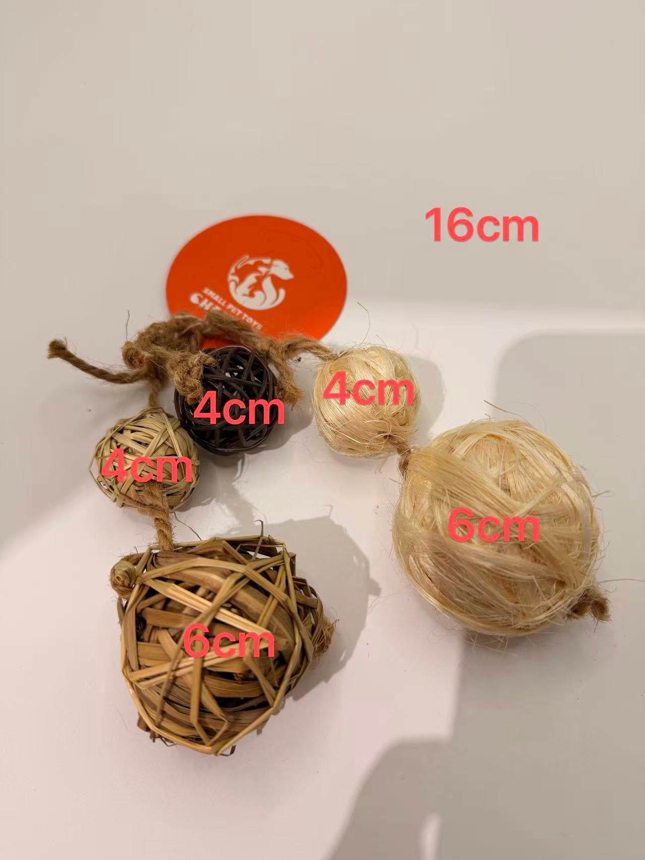 Chenpet custom Hot Selling  Small Pets Natural Toys