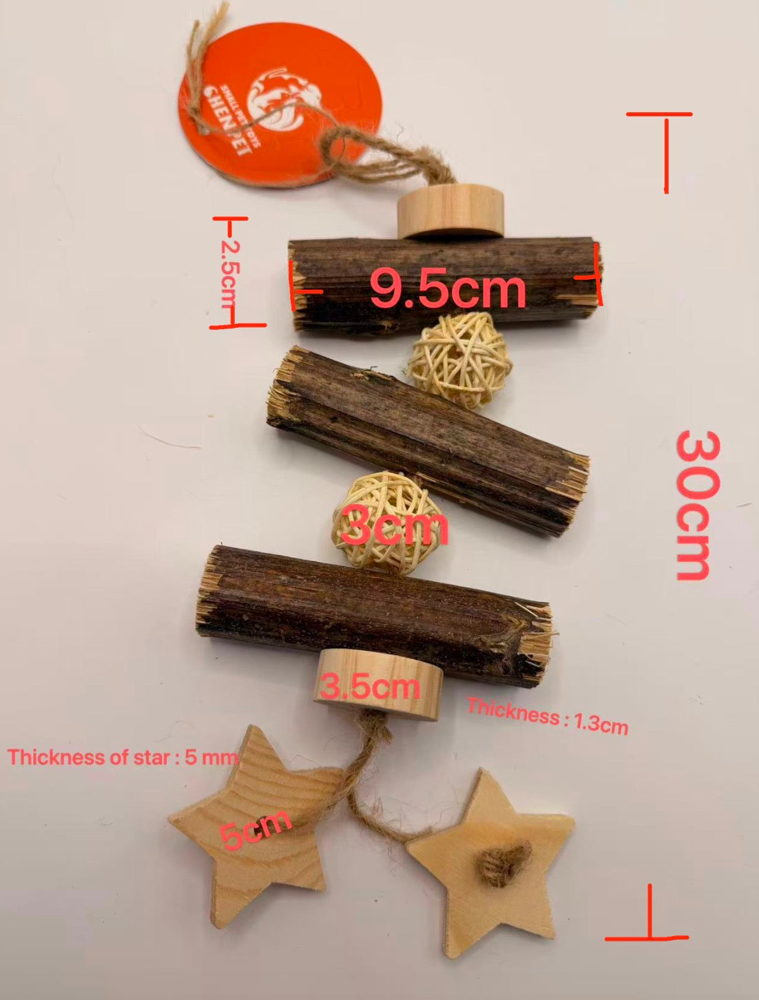 Chenpet New Exclusive Natural Small Pet Toys