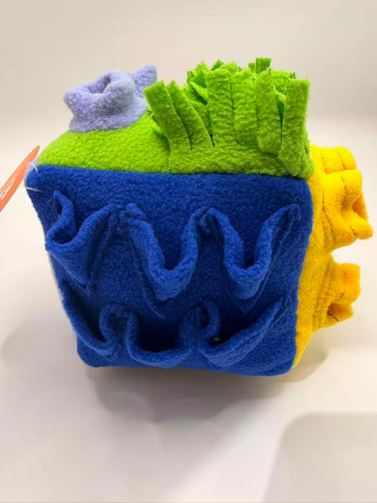 Chenpet New Exclusive Square Pet Soft Snuffle Toys Pet Feeding Toys