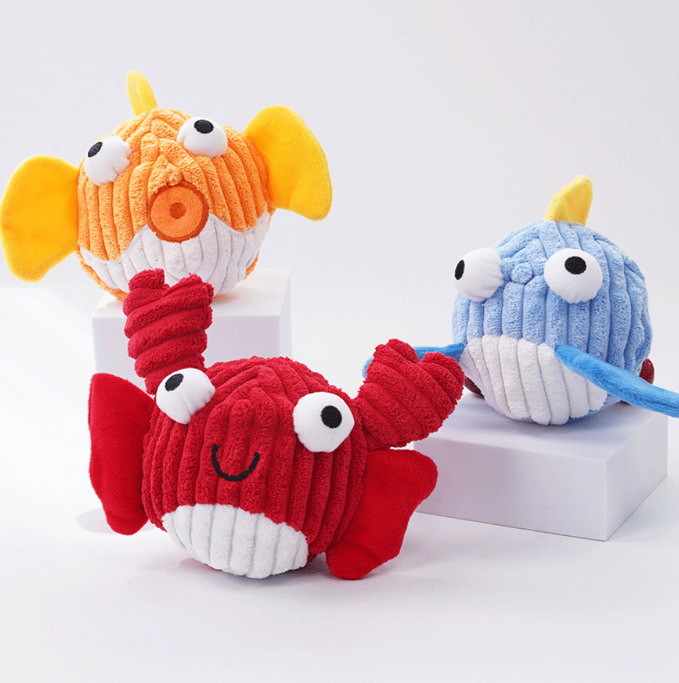 Chenpet Wholesale Manufacturing Jump Ball Plush Pet Dog Toys
