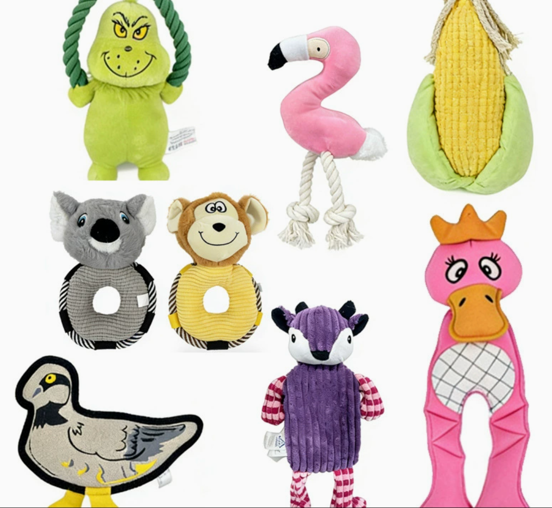 Chenpet Hot Selling Custom Plush Interesting Dog Play Toys