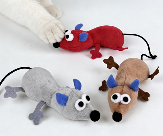 Chenpet New Design Mouse Plush Cat Toys Pet Play