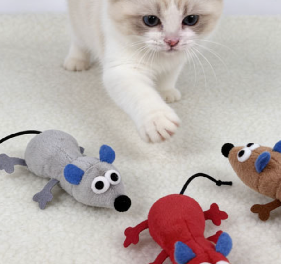 Chenpet New Design Mouse Plush Cat Toys Pet Play