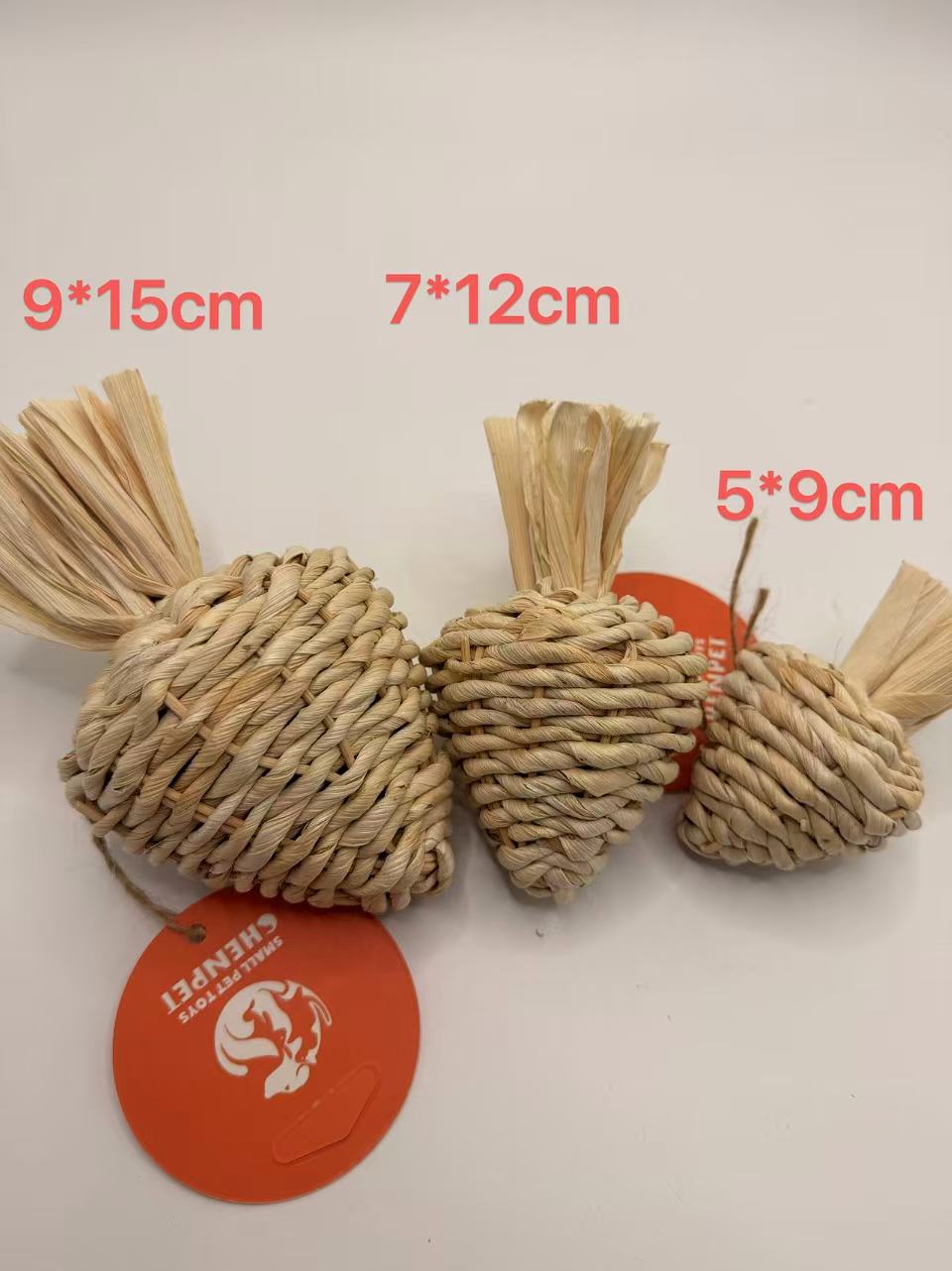 Chenpet Natural Corn Husk Small Pet Chewing Toys