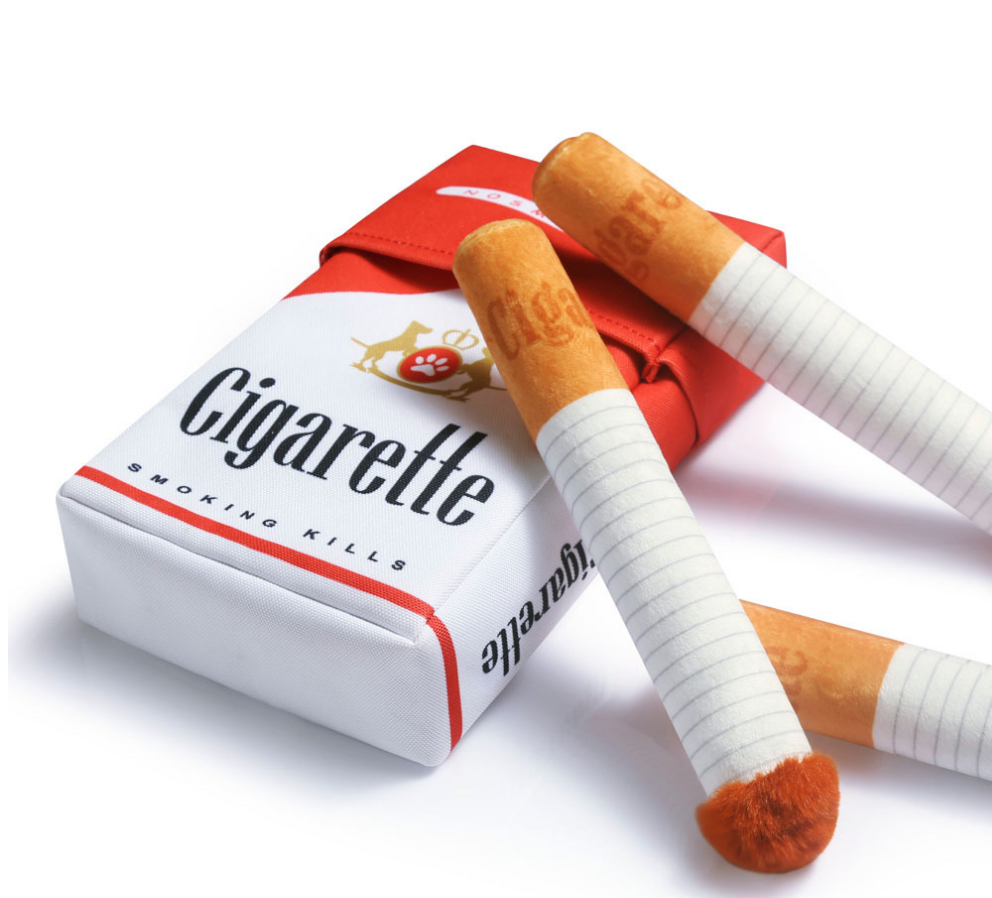 Chenpet Wholesale Cigarette Pet Plush Dog Toys