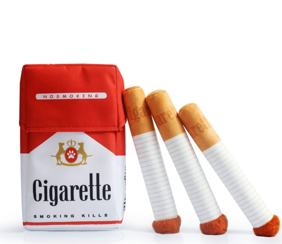 Chenpet Wholesale Cigarette Pet Plush Dog Toys