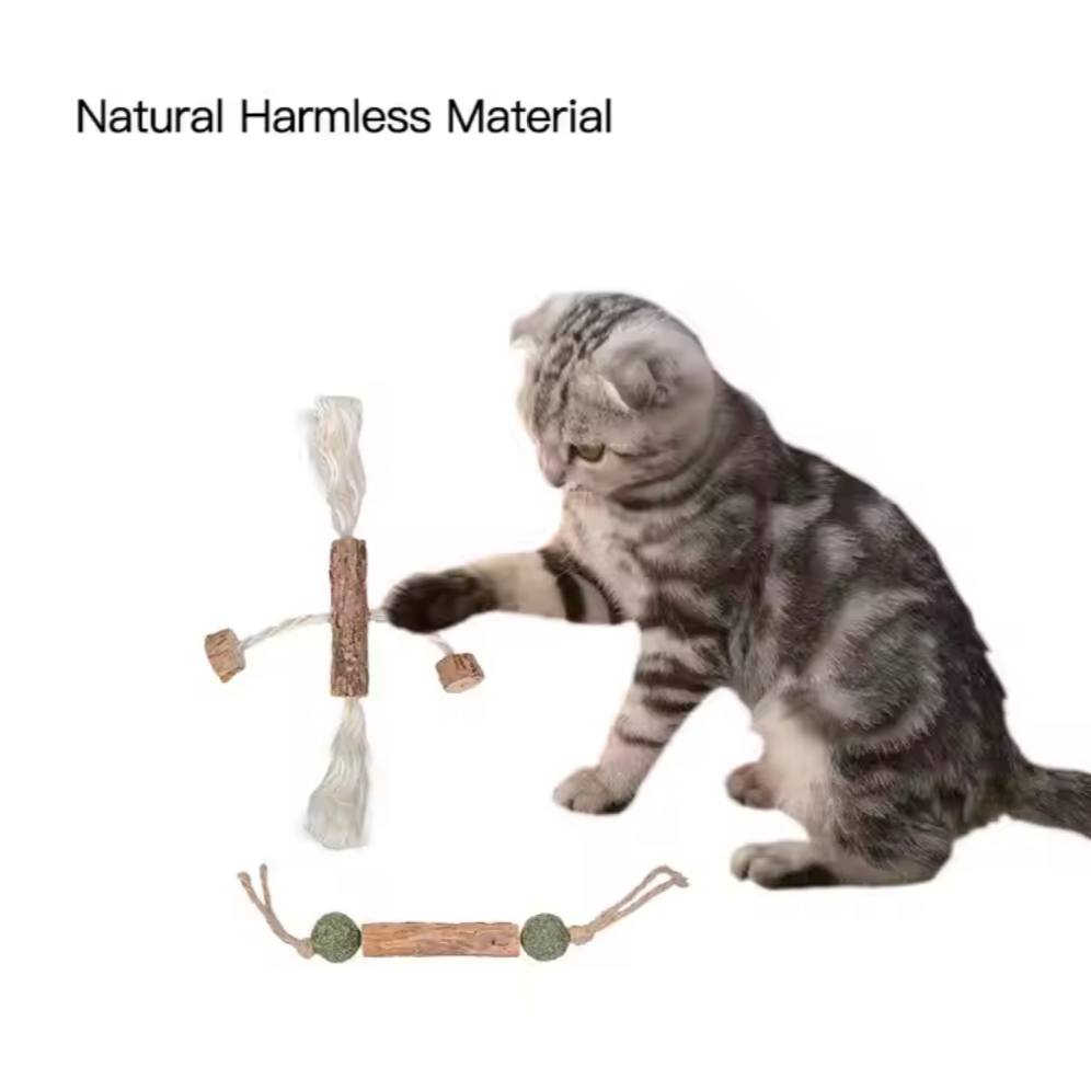Chenpet Eco-friendly Natural Cat Chew Play Toys