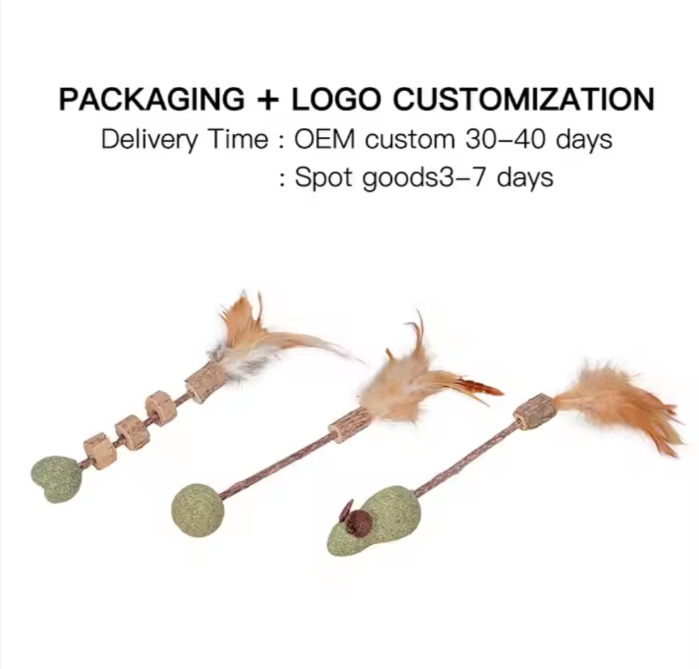 Chenpet Eco-friendly Natural Cat Chew Play Toys
