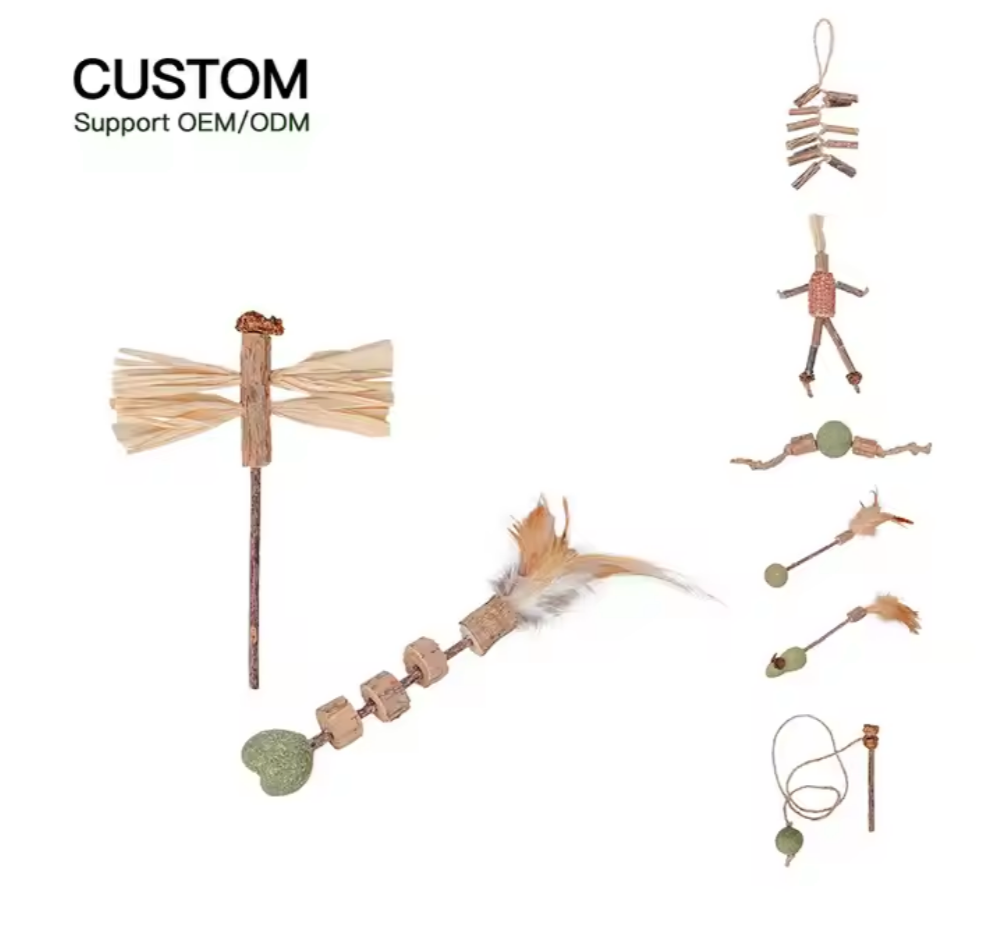 Chenpet Eco-friendly Natural Cat Chew Play Toys