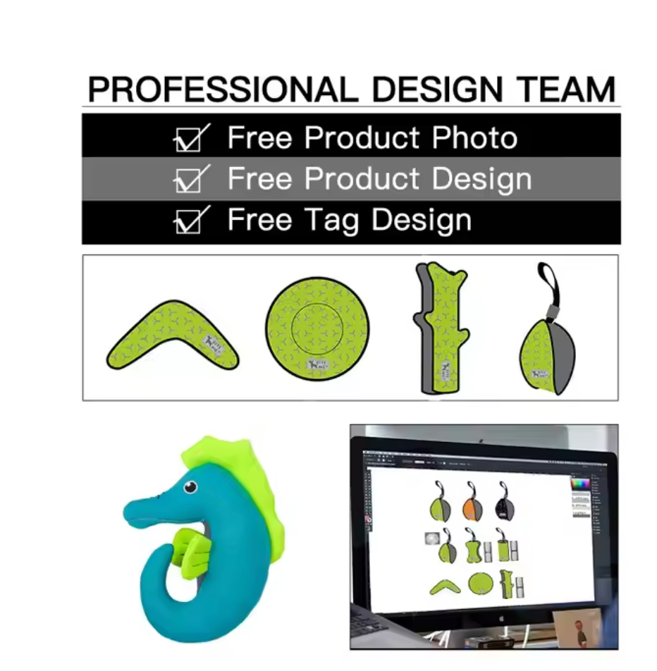 Chenpet Wholesale Custom Eco-friendly Sea Series Dog Toys