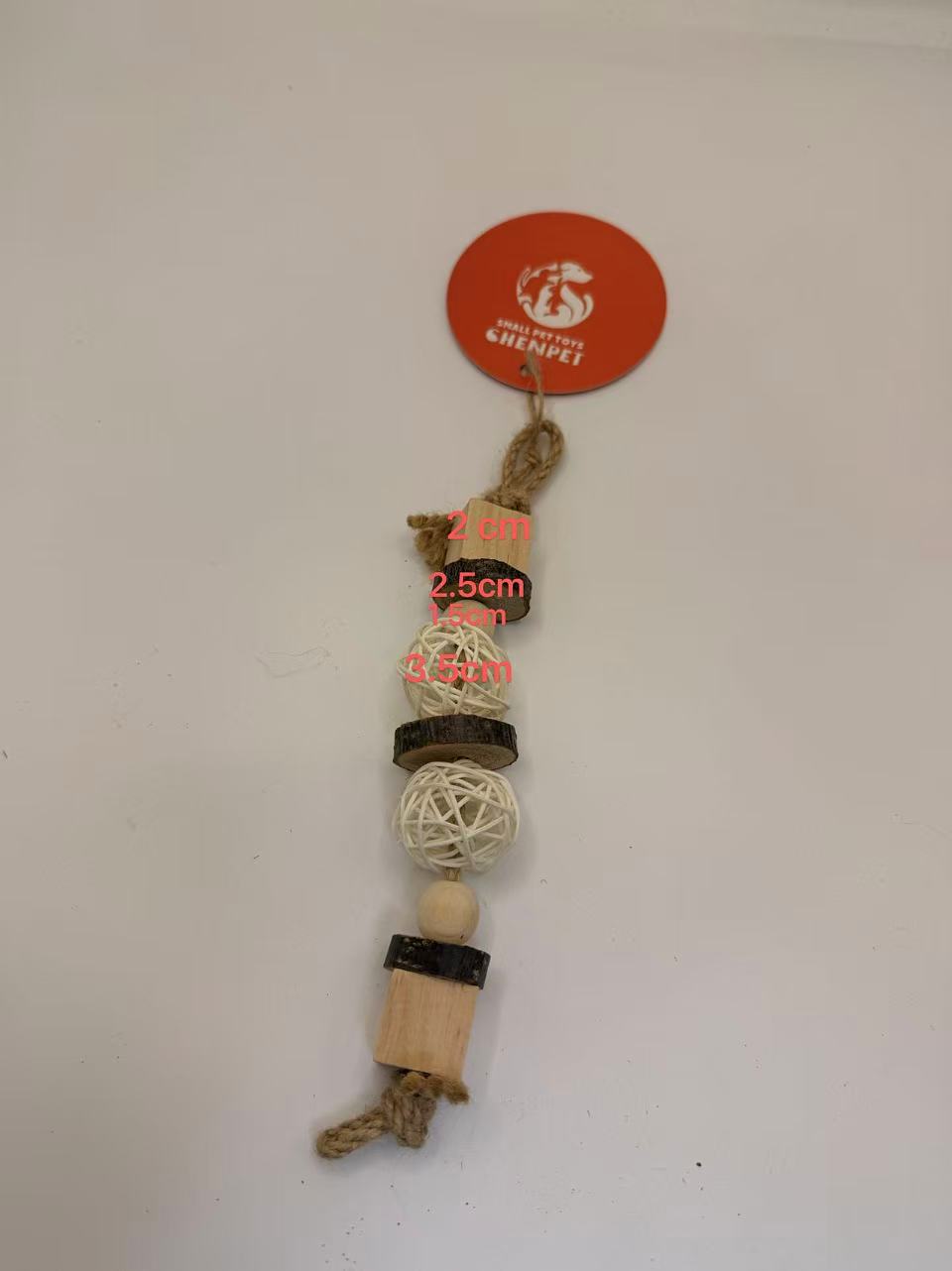 Chenpet Exclusive Natural Handmade Small Pet Chew Toys
