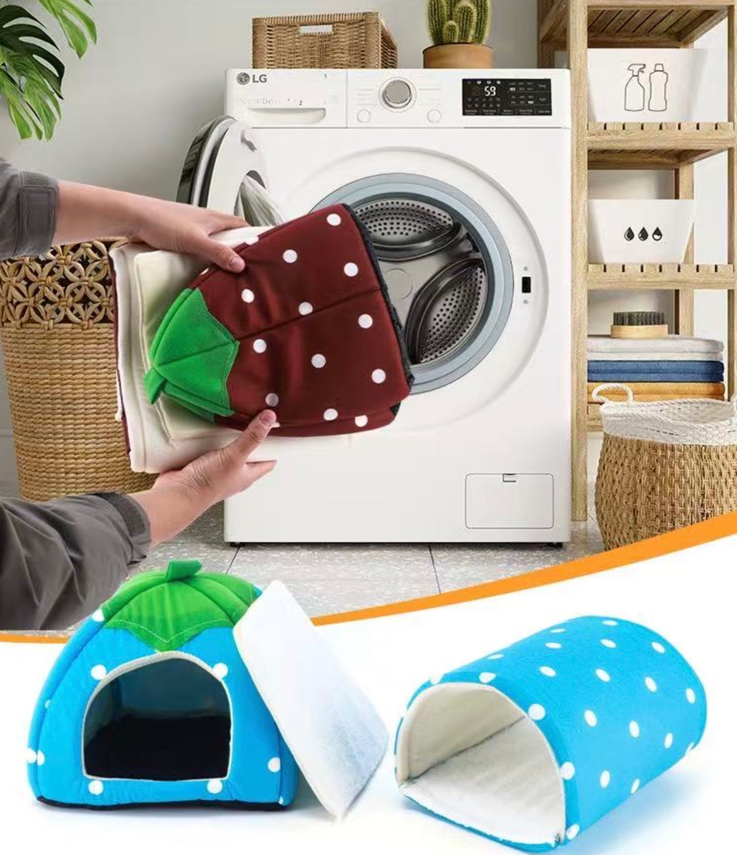 Chenpet Wholesale Winter Lovely Small Pets Beds And Tunnels