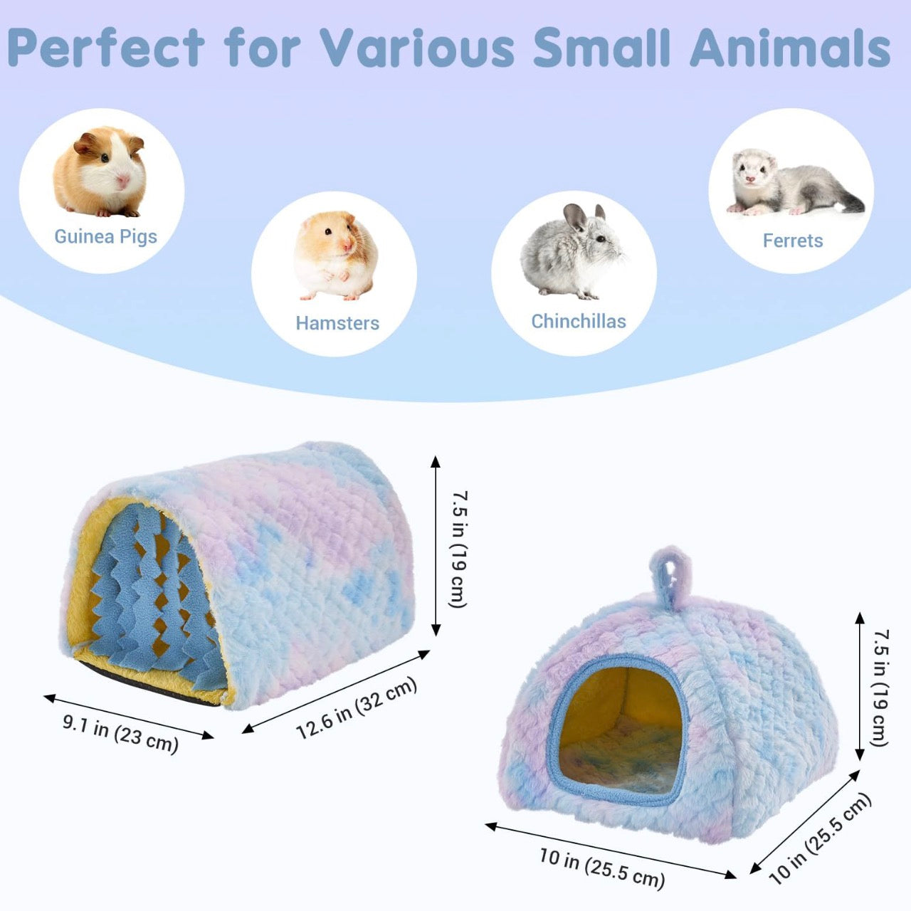 Chenpet Wholesale Custom Flannel Small Pets Winter Beds Tunnels