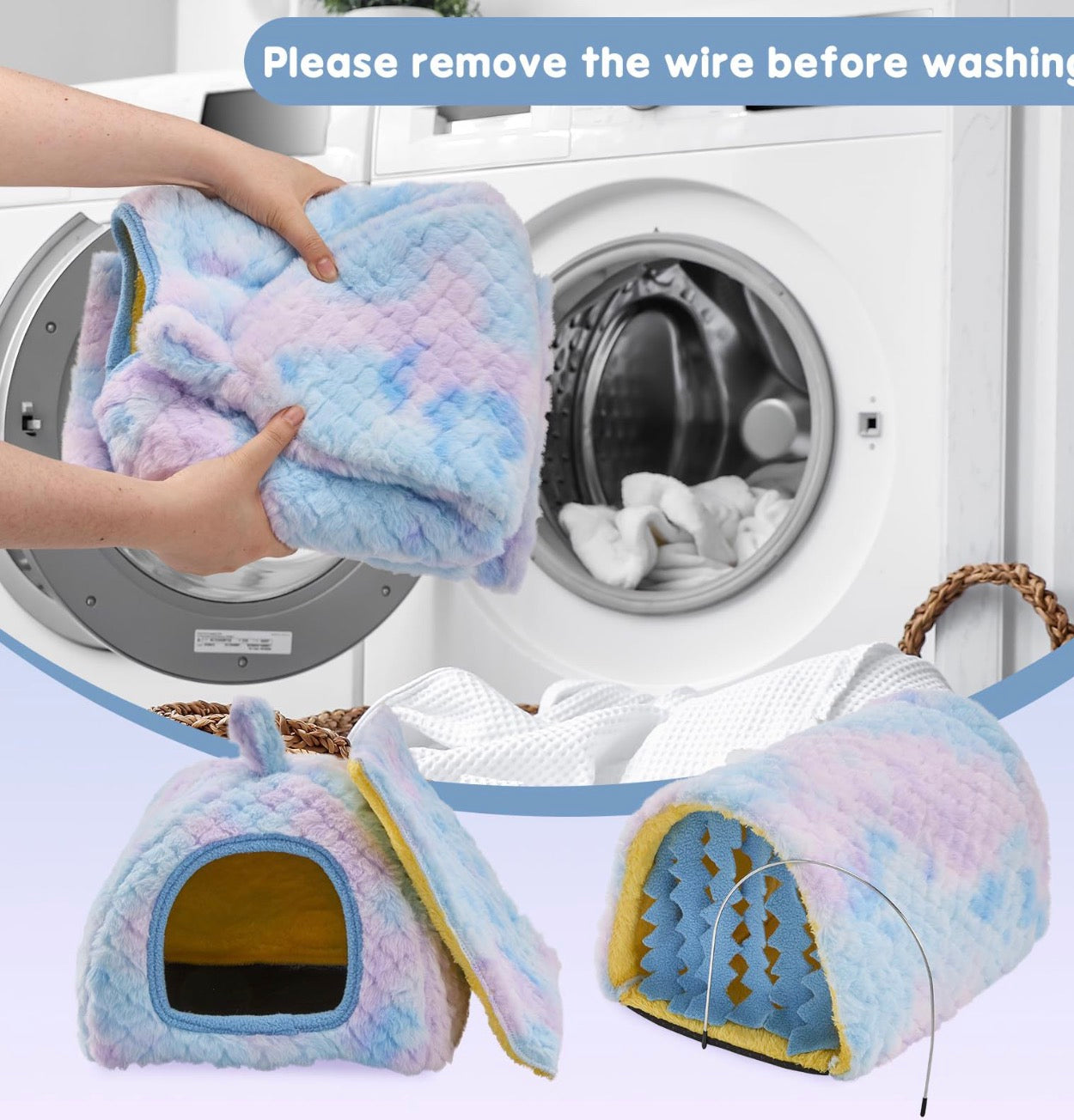 Chenpet Wholesale Custom Flannel Small Pets Winter Beds Tunnels