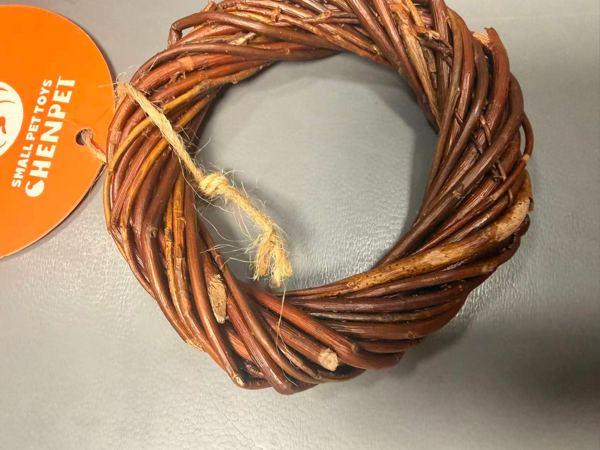Chenpet Hot Selling Natural Willow Circle Small Pets Toys