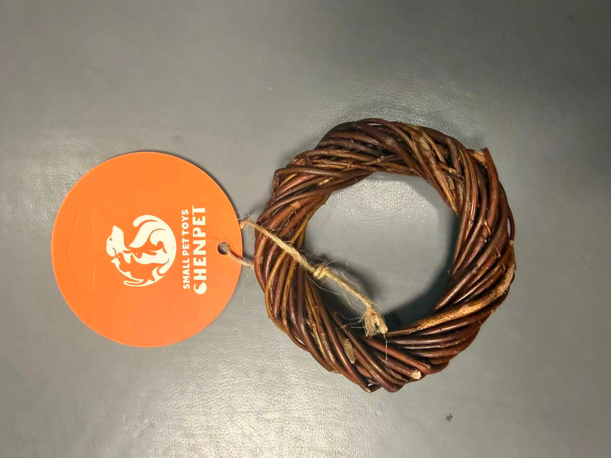 Chenpet Hot Selling Natural Willow Circle Small Pets Toys