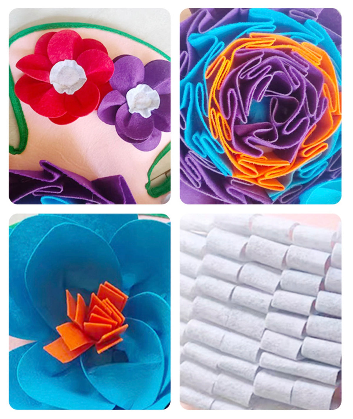 Chenpet Wholesale Hot Selling Flower Dog Felt Snuffle Mats