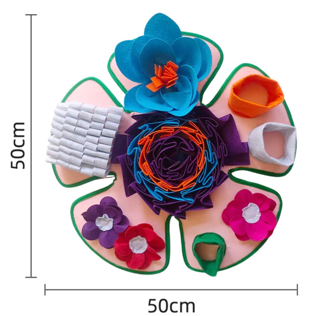 Chenpet Wholesale Hot Selling Flower Dog Felt Snuffle Mats