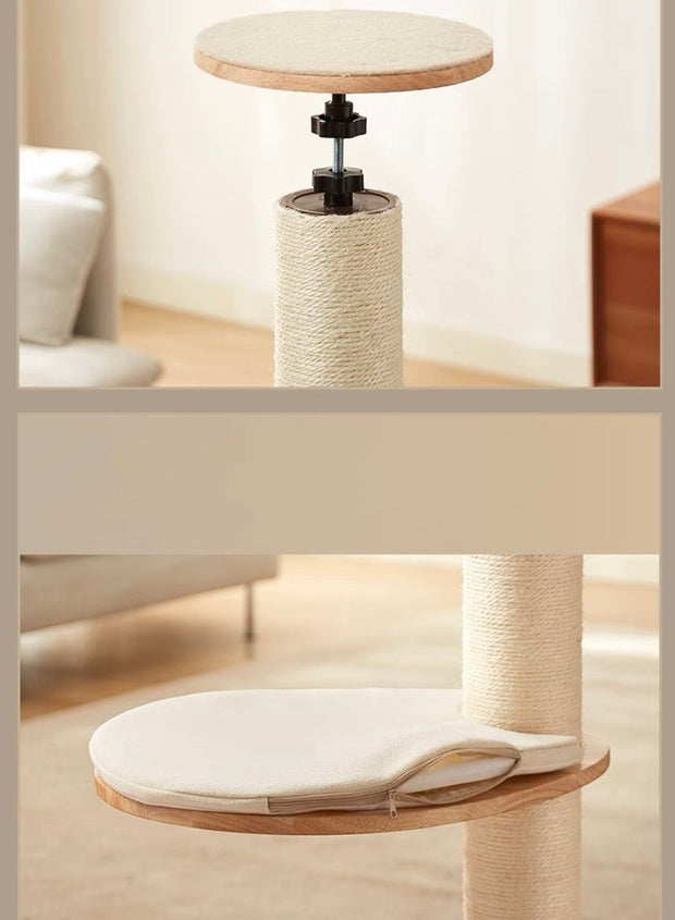 Chenpet Durable High Quality Super Large Solid Wooden  Cat Trees