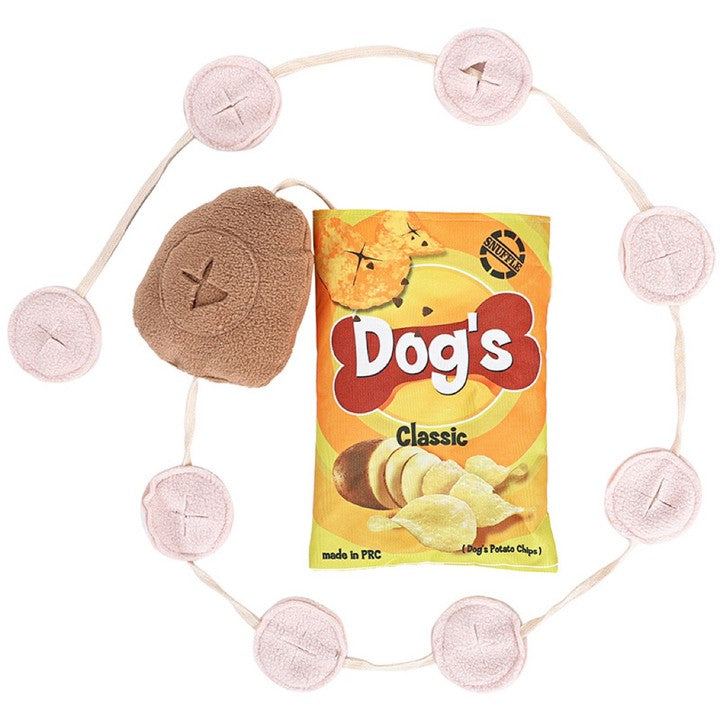 Chenpet Chip Package Design  Polar Fleece Pet Dog Toys