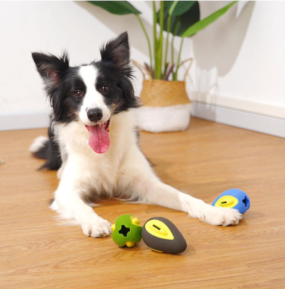 Unique Avocado Design Pet Rubber Dog Toy