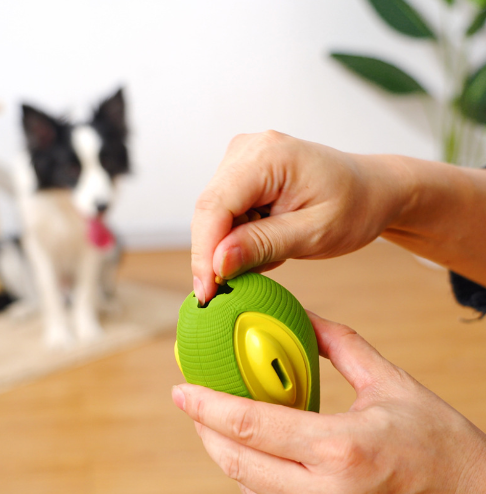 Unique Avocado Design Pet Rubber Dog Toy