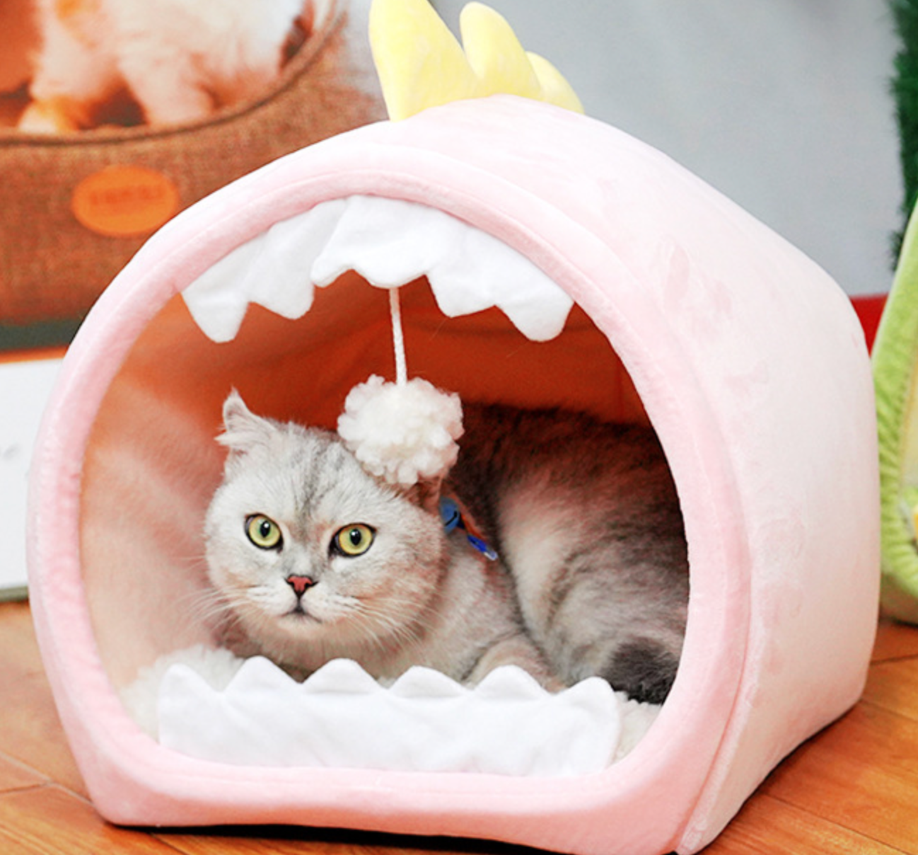 Chenpet Wholesale Cozy Plush Pet Bed Lovely Pet House