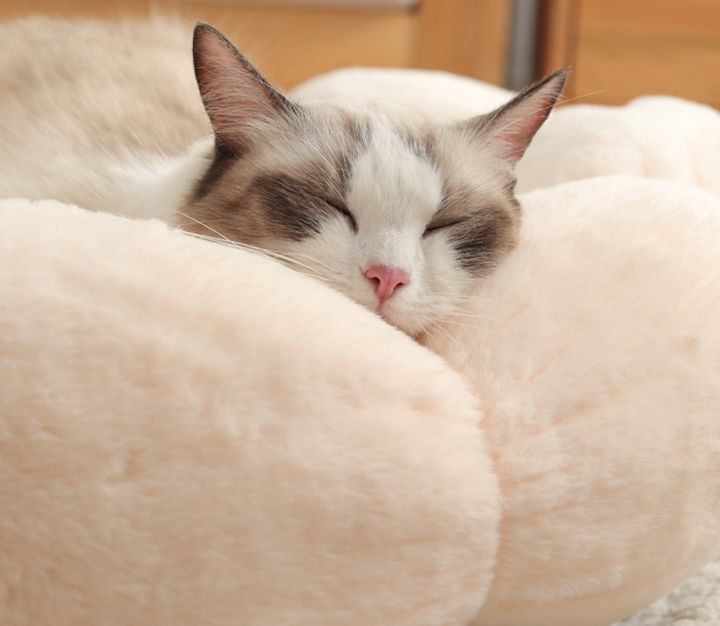 Wholesale New Flowers Style Pet Cozy  Fleece Beds