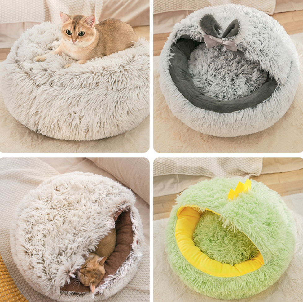 Chenpet Wholesale Soft Plush Pet Bed Lovely Winter Dog Bed Cat Beds
