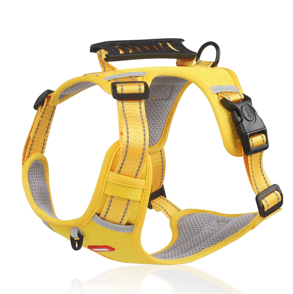 Wholesaler  Explosion-proof Punch Pet Chest And back Straps Dog Harness Reflective
