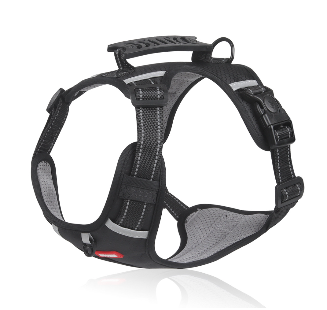 Wholesaler  Explosion-proof Punch Pet Chest And back Straps Dog Harness Reflective